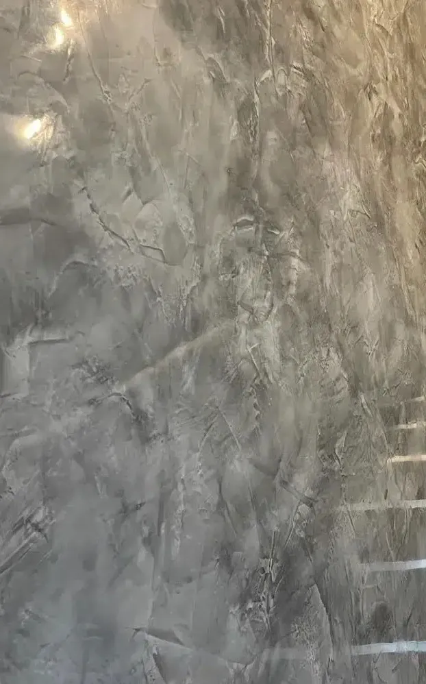 Venetian plaster bathroom